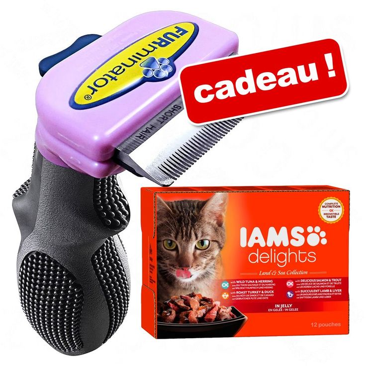 Brosse furminator chat poil court